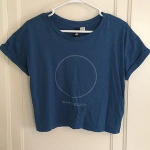 Wanderlust Adidas Crop Top!